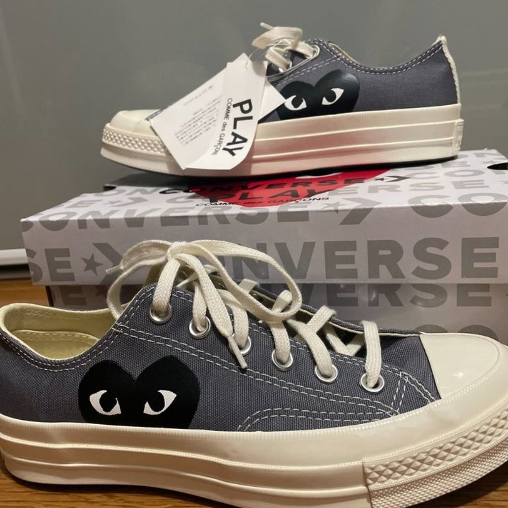 Brand New Grey Comme Des Garçon Converse
